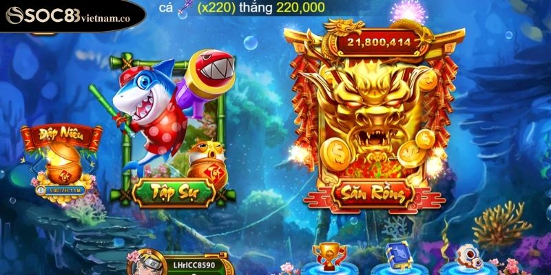 Bí Quyết Chinh Phục Thợ Săn Cá Mập Soc88 Cho Tân Thủ 2 Khám phá thợ săn cá mập slot soc88